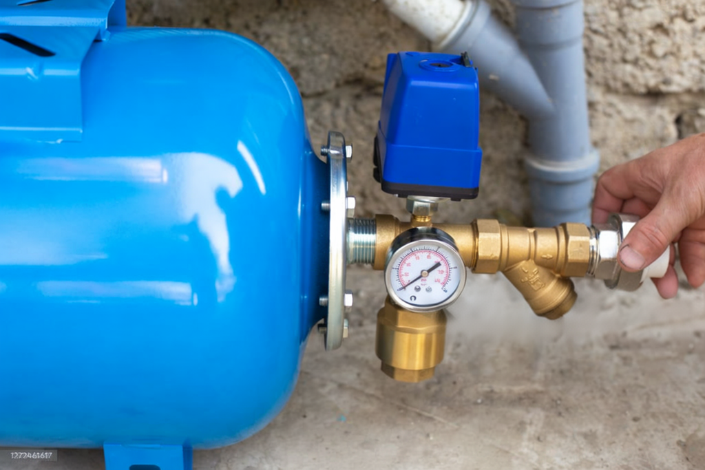 Installation surpresseur et pompe de relevage à Belley